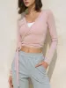 Tied Surplice Long Sleeve Top sold by Charming Charlie