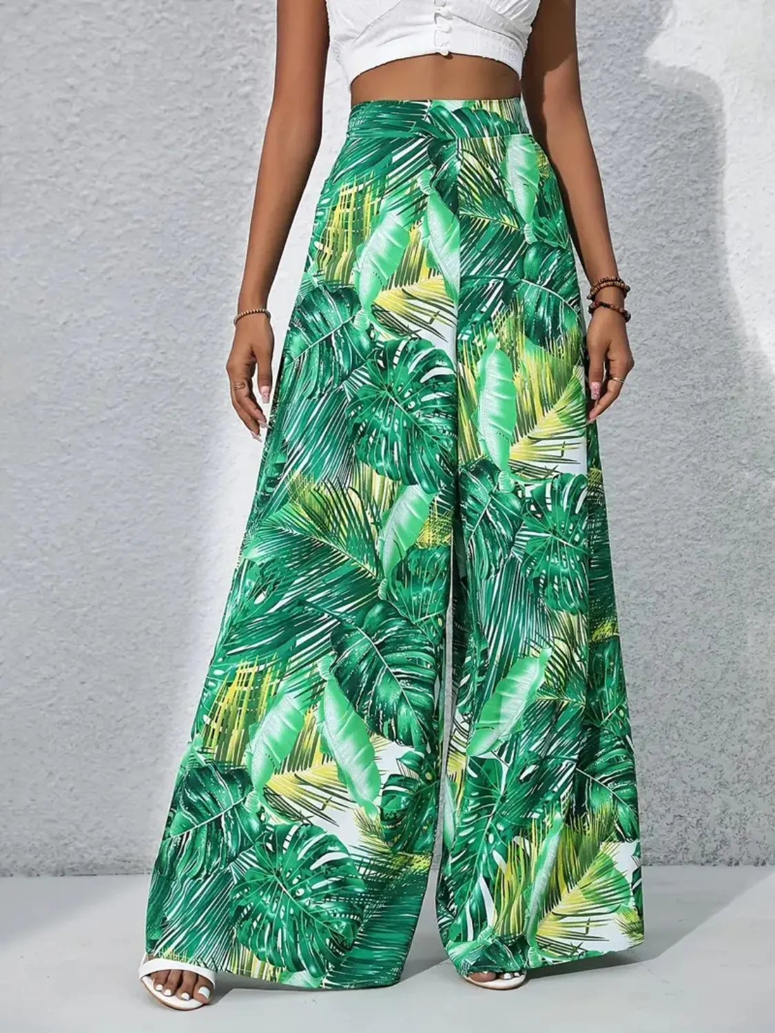 Printed High Waist Wide Leg Pants sold by Charming Charlie product image thumbnail 2