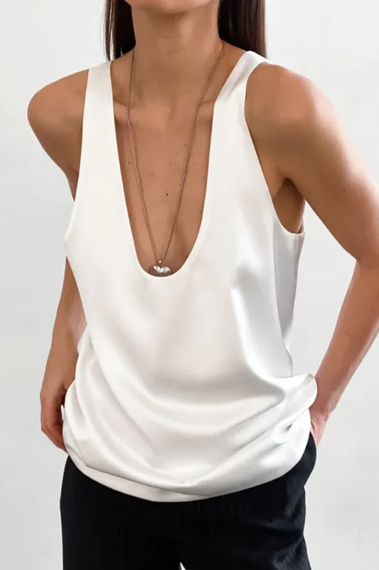 Scoop Neck Wide Strap Tank sold by Charming Charlie