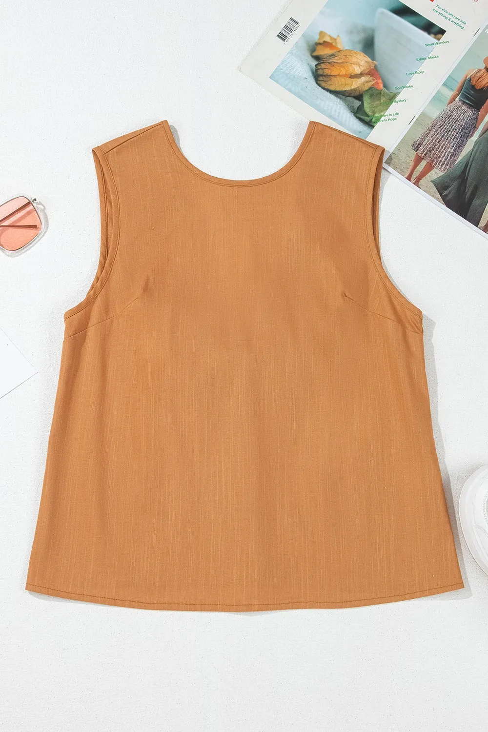 Bow Back Round Neck Tank sold by Charming Charlie product image thumbnail 4