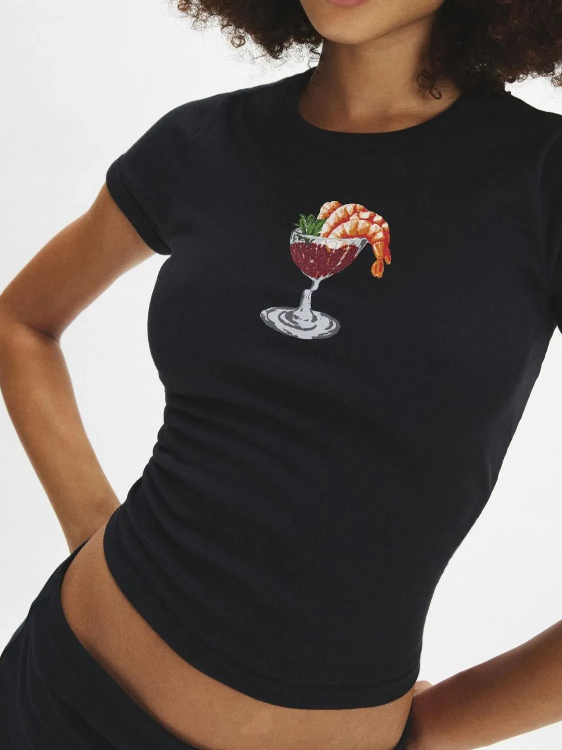 Graphic Round Neck Short Sleeve T-Shirt sold by Charming Charlie