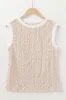 Floral Textured Crew Neck Sleeveless Top sold by Charming Charlie