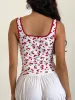 Cherry Print Square Neck Tank sold by Charming Charlie