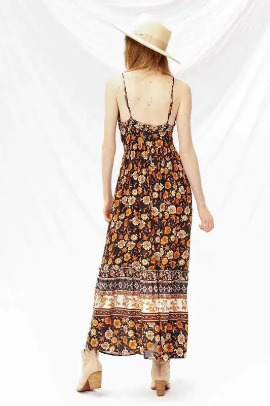 Floral maxi dress sold by Charming Charlie product image thumbnail 2