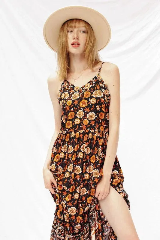 Floral maxi dress sold by Charming Charlie product image thumbnail 4