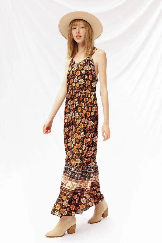 Floral maxi dress sold by Charming Charlie product image thumbnail 3
