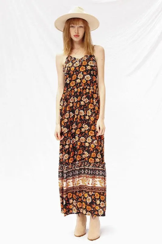 Floral maxi dress sold by Charming Charlie product image thumbnail 5