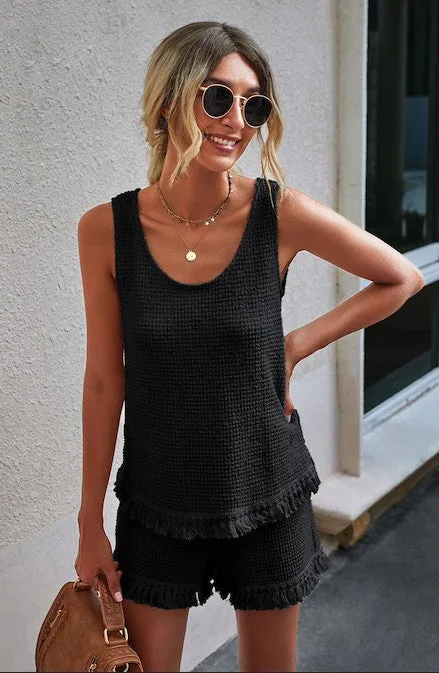 Two Piece Short Sets sold by Charming Charlie product image thumbnail 3