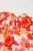 Floral Print Pearl Button Long Puff Sleeve Blouse sold by Charming Charlie