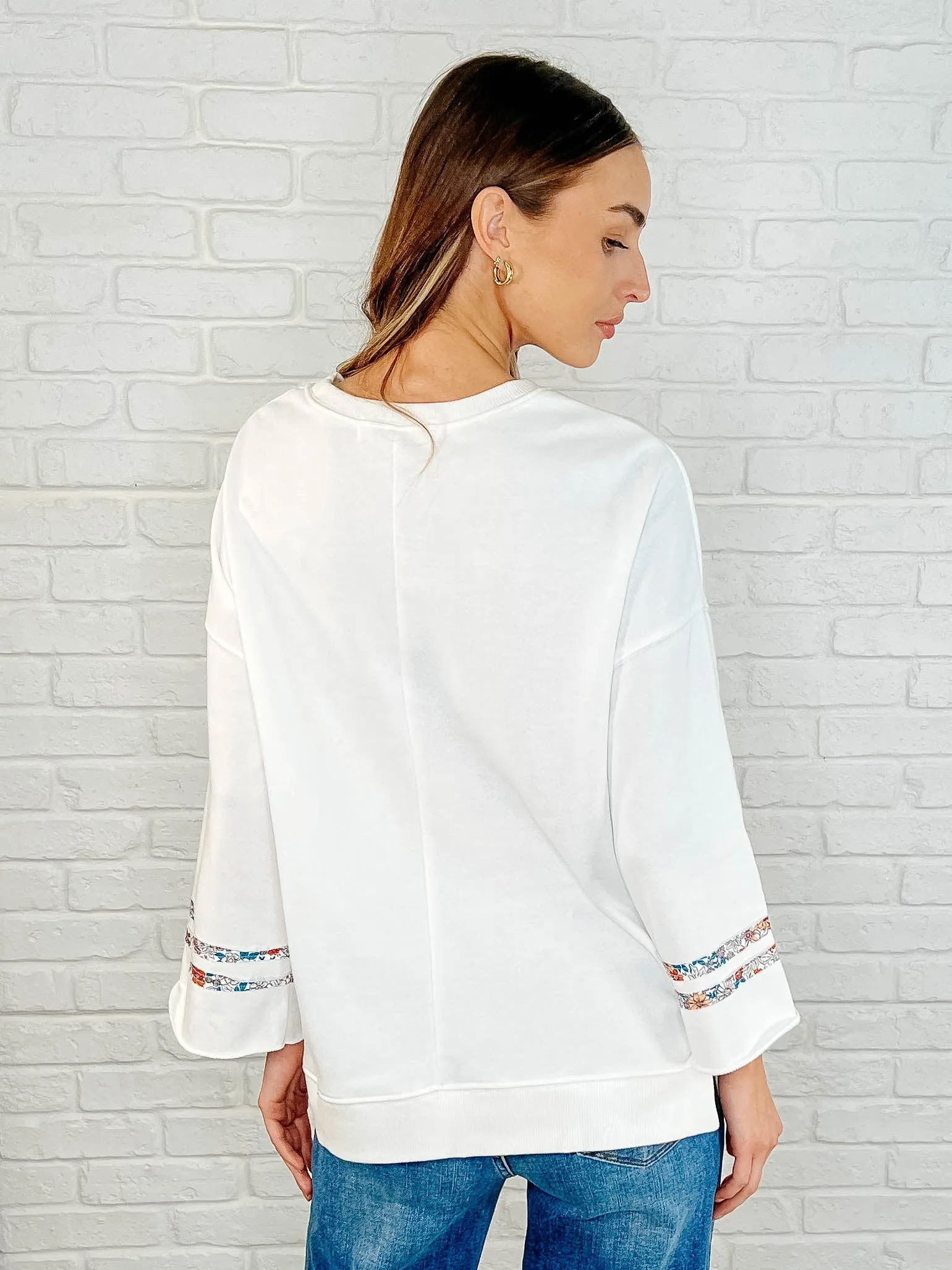 Peace, Love, and Flowers Peace Sign Top sold by Charming Charlie product image thumbnail 5