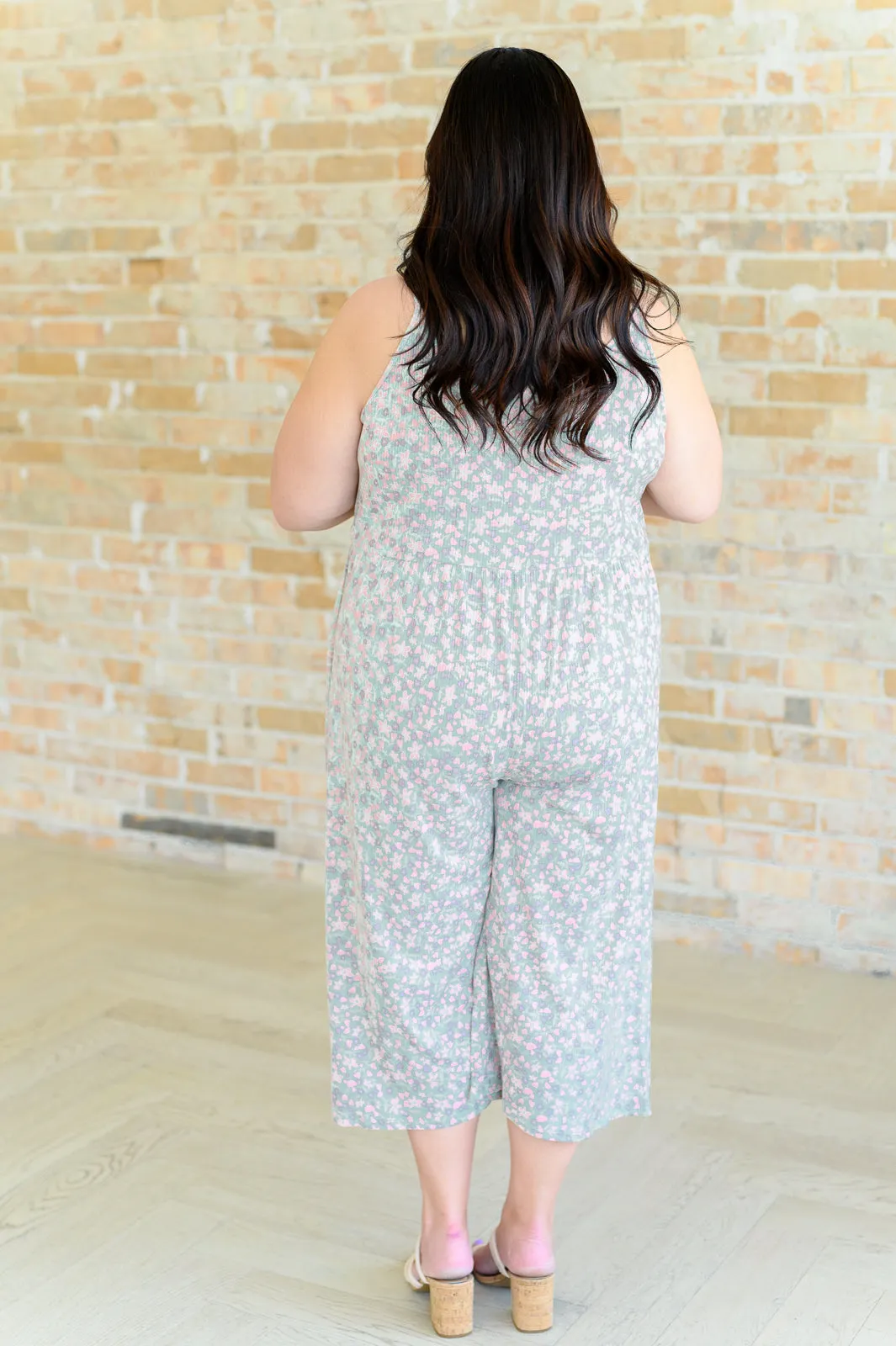 Lucky In Love Floral Jumpsuit sold by Charming Charlie product image thumbnail 5