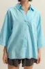 HYFVE Button Down Collared Neck Relaxed Fit Shirt sold by Charming Charlie