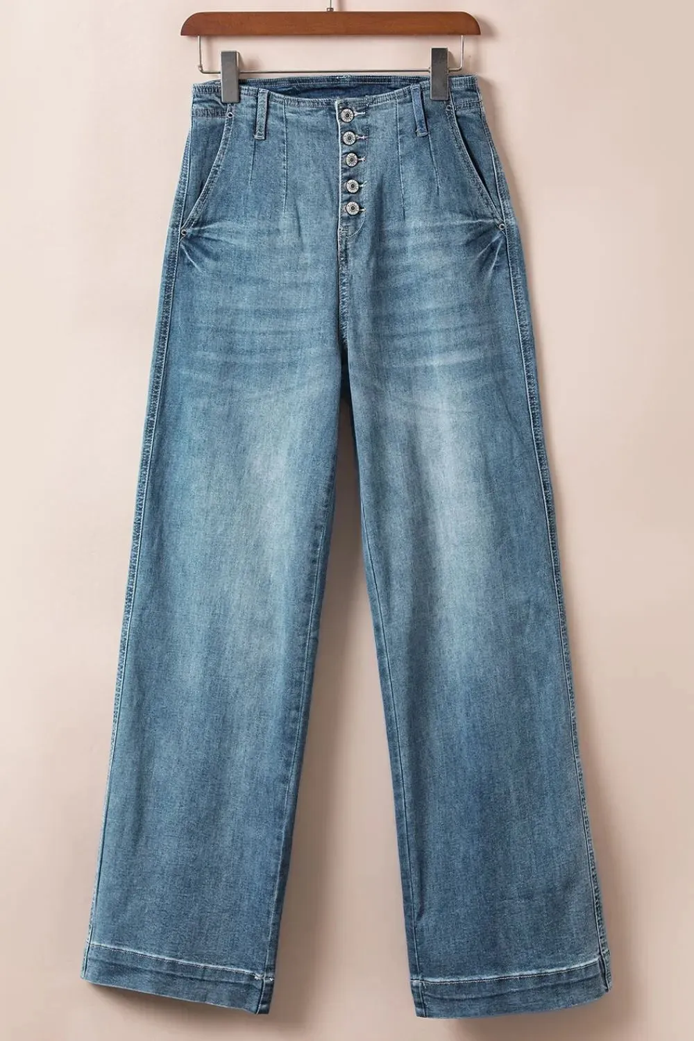 Button Fly High Waist Jeans sold by Charming Charlie product image thumbnail 5
