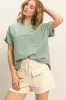 HYFVE Button Down Short Sleeve Shirt sold by Charming Charlie