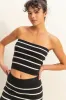 HYFVE Striped Knit Tube Top sold by Charming Charlie