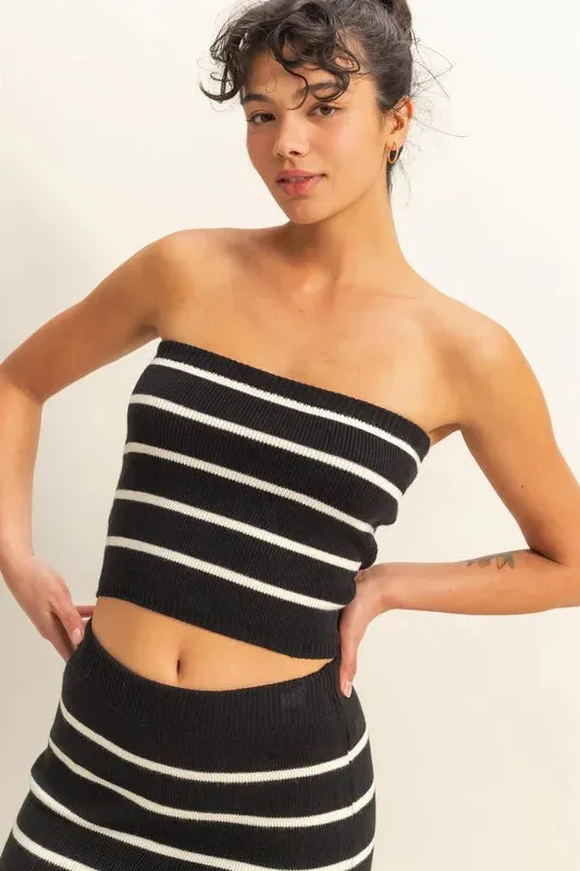 HYFVE Striped Knit Tube Top sold by Charming Charlie product image thumbnail 2
