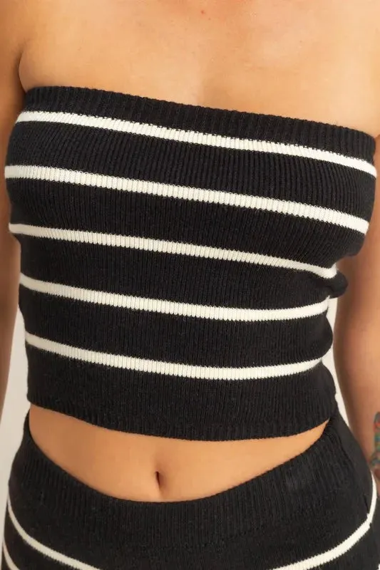 HYFVE Striped Knit Tube Top sold by Charming Charlie product image thumbnail 4