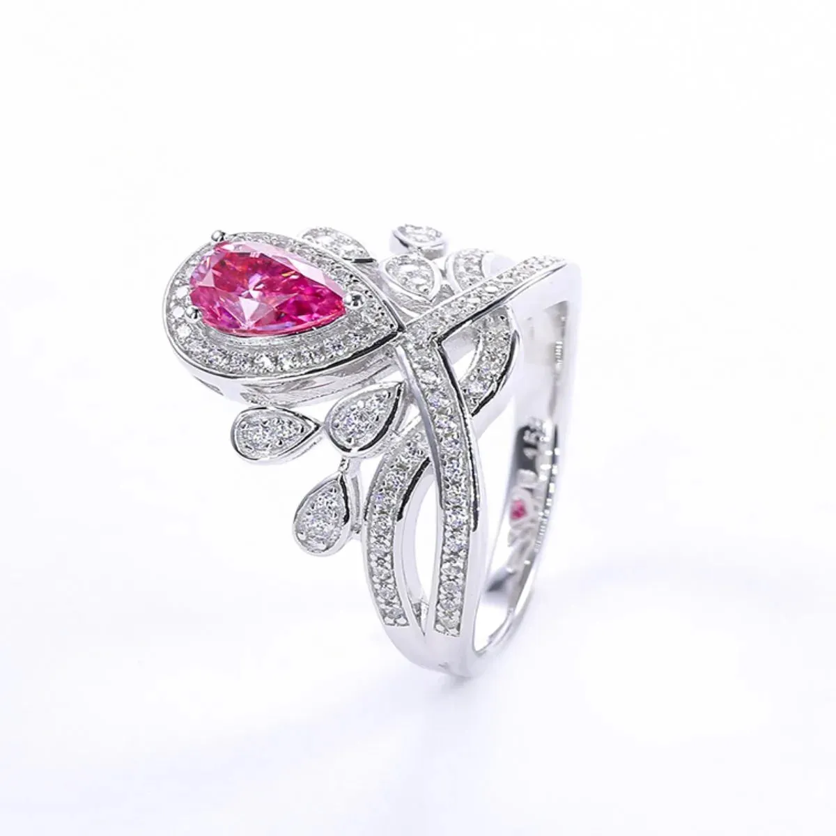 1 Carat Moissanite 925 Sterling Silver Ring sold by Charming Charlie product image thumbnail 2