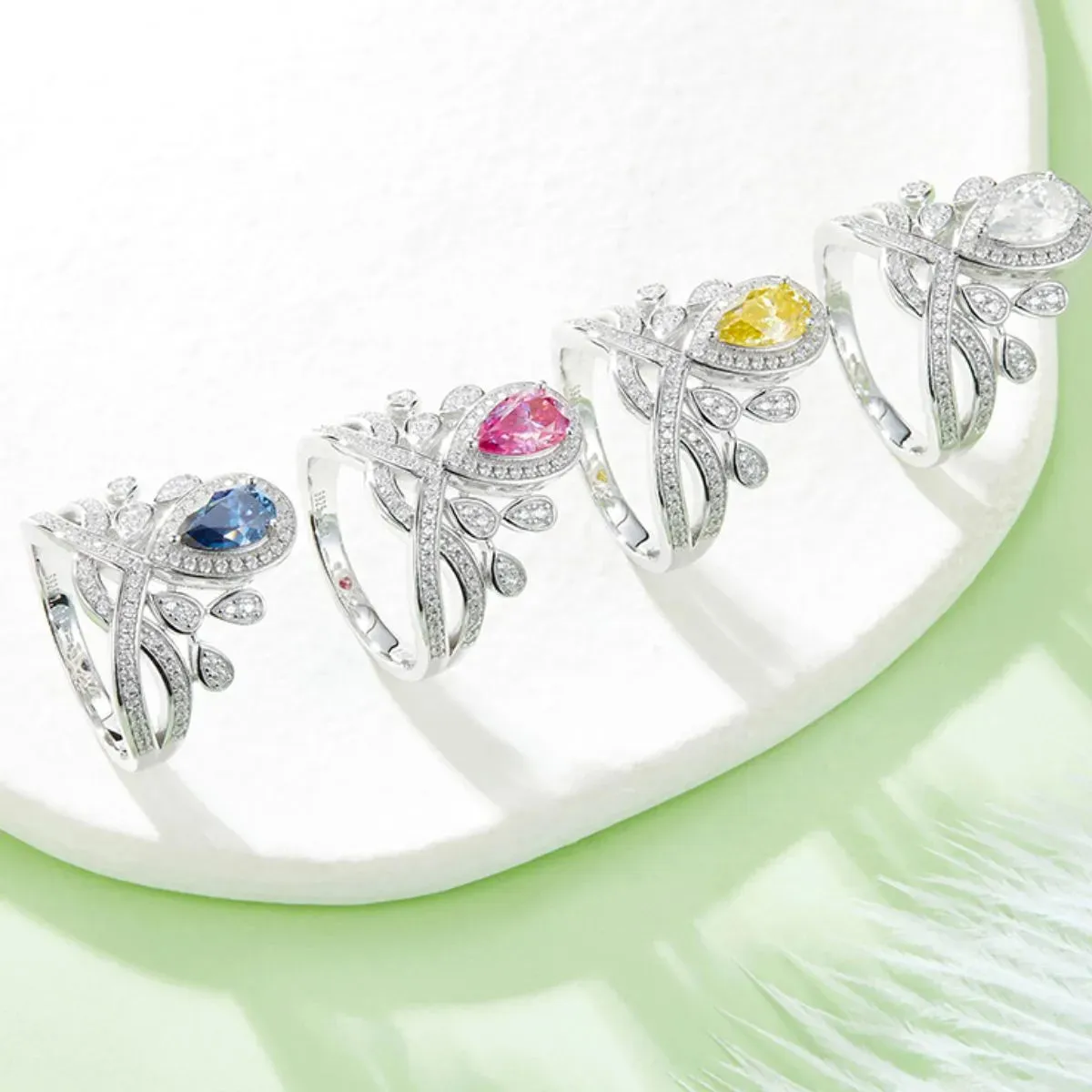 1 Carat Moissanite 925 Sterling Silver Ring sold by Charming Charlie product image thumbnail 3