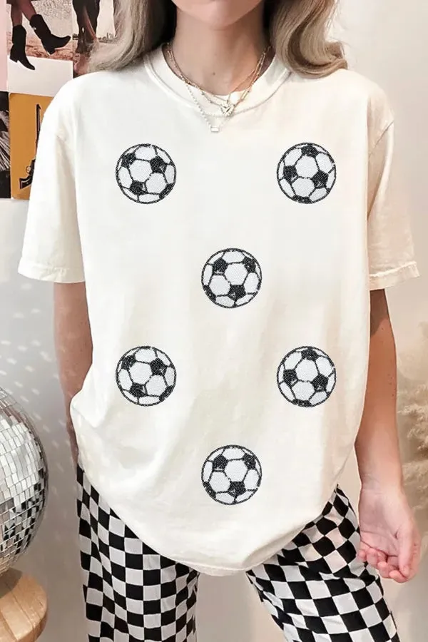 Football Round Neck Short Sleeve T Shirt sold by Charming Charlie