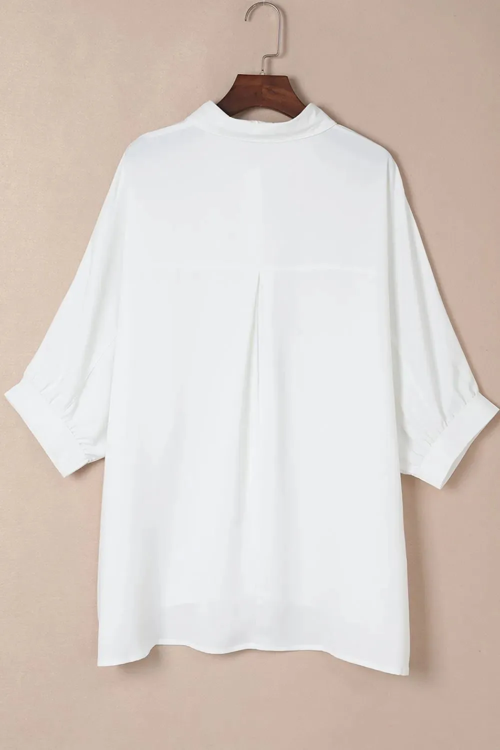 Collared Neck Three-Quarter Sleeve Shirt sold by Charming Charlie product image thumbnail 5