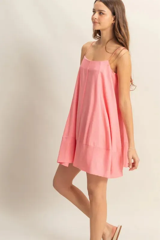 HYFVE A-Line Flowy Mini Cami Dress with Pockets sold by Charming Charlie product image thumbnail 3
