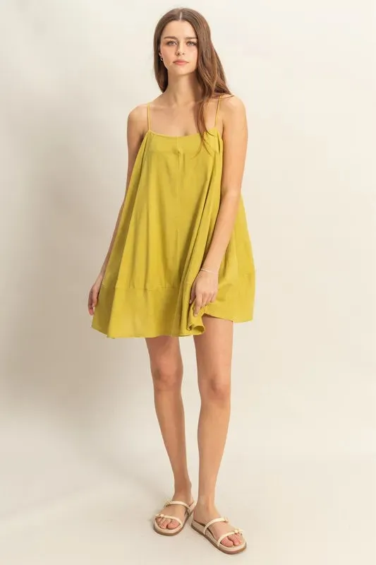 HYFVE A-Line Flowy Mini Cami Dress with Pockets sold by Charming Charlie product image thumbnail 4