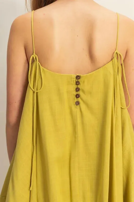 HYFVE A-Line Flowy Mini Cami Dress with Pockets sold by Charming Charlie product image thumbnail 5