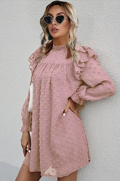 Swiss dot mesh dress sold by Charming Charlie product image thumbnail 2