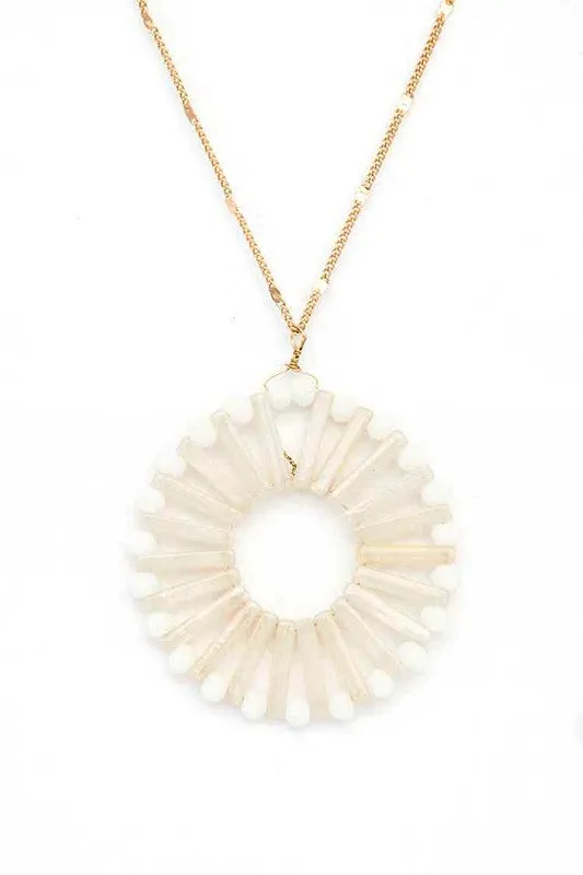 Beaded Pendant Necklace sold by Charming Charlie product image thumbnail 2