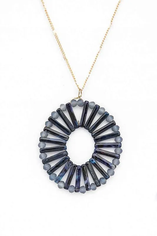 Beaded Pendant Necklace sold by Charming Charlie product image thumbnail 3