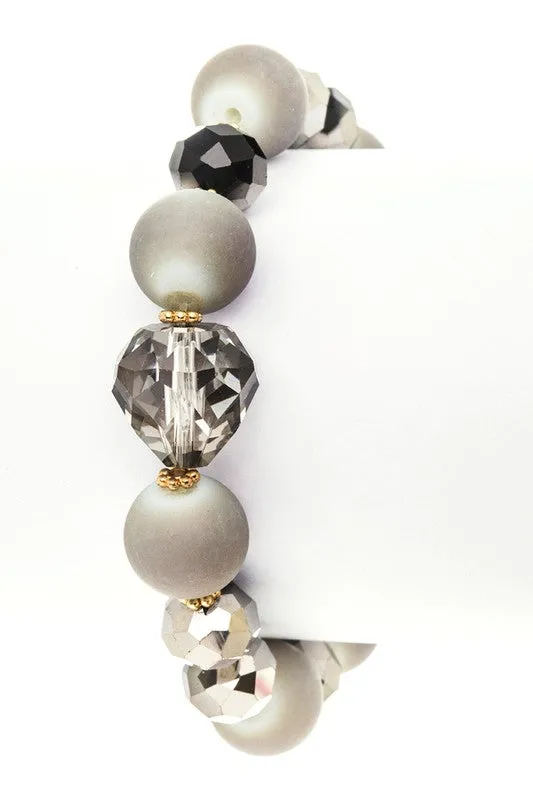 MIX BEADS STRETCH BRACELET sold by Charming Charlie