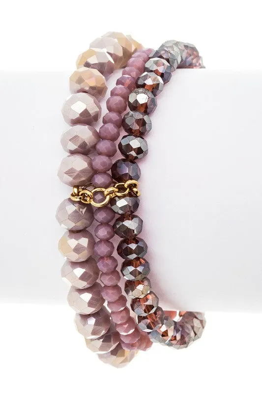 Mix Beads Layered Stretch Bracelet Set sold by Charming Charlie product image thumbnail 2