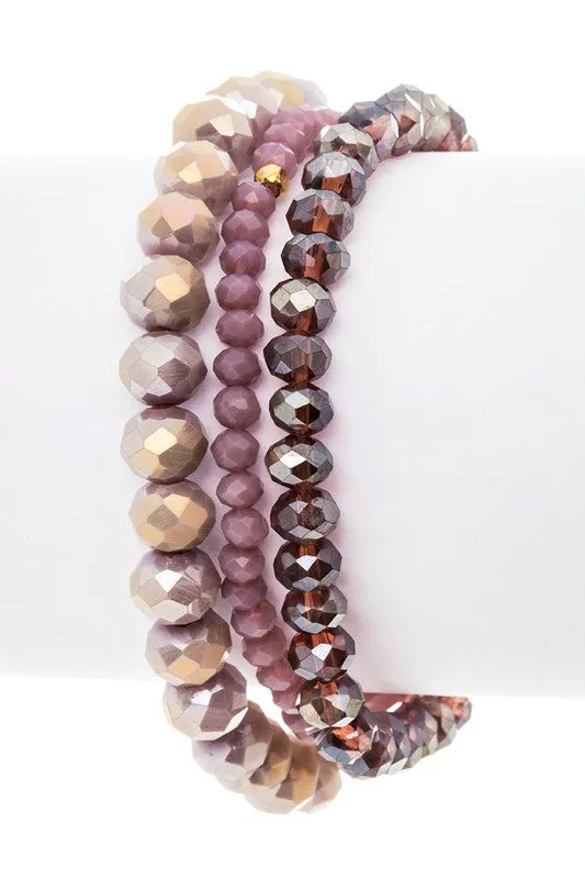 Mix Beads Layered Stretch Bracelet Set sold by Charming Charlie