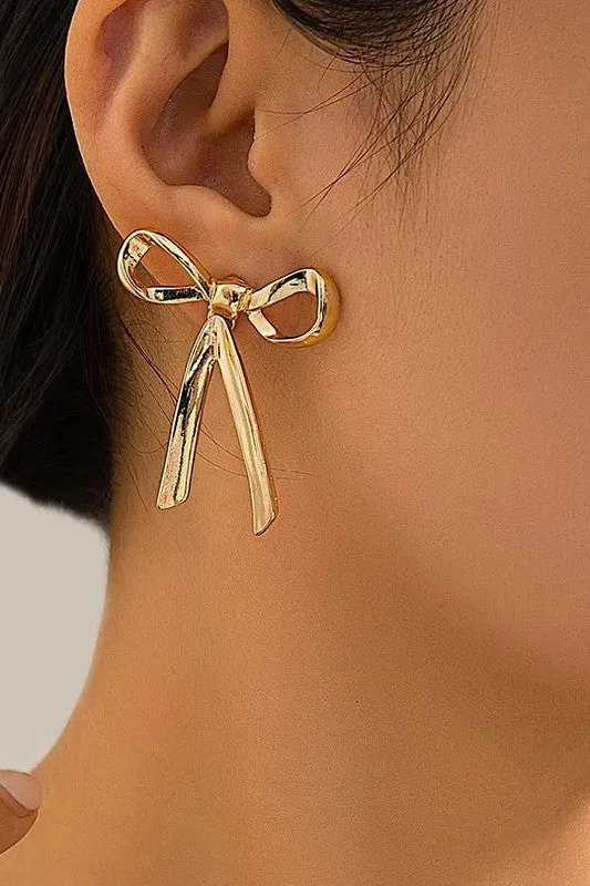 Bow earrings sold by Charming Charlie product image thumbnail 2