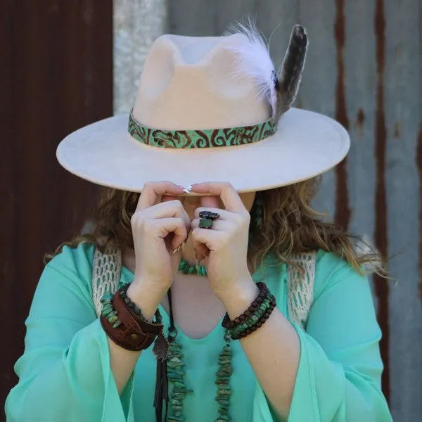 Natural Turquoise Stretch Bracelet w/ Indian Charm sold by Charming Charlie product image thumbnail 5