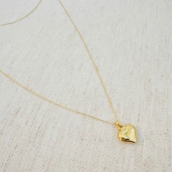 My Puffy Heart Long Chain Necklace sold by Charming Charlie