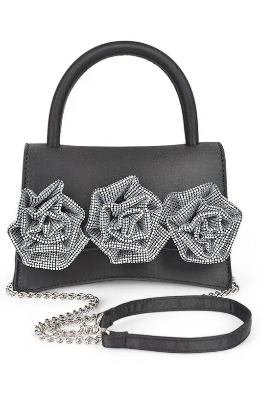 Sparkle Flower Top Handle Clutch Bag sold by Charming Charlie product image thumbnail 2