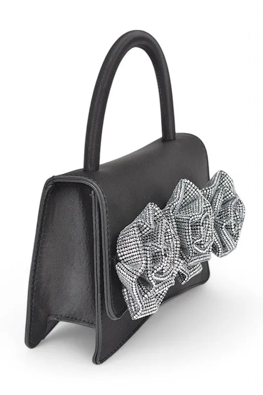 Sparkle Flower Top Handle Clutch Bag sold by Charming Charlie product image thumbnail 3
