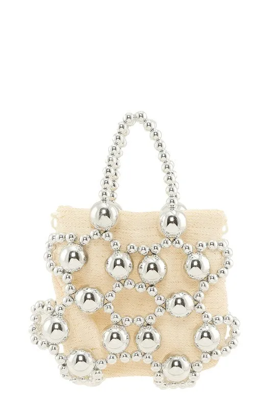 Small Beaded Design Clutch Bag sold by Charming Charlie product image thumbnail 3