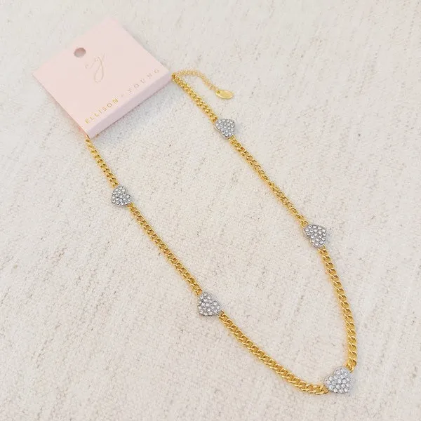 Heartful Rhythm Chain Necklace sold by Charming Charlie product image thumbnail 5