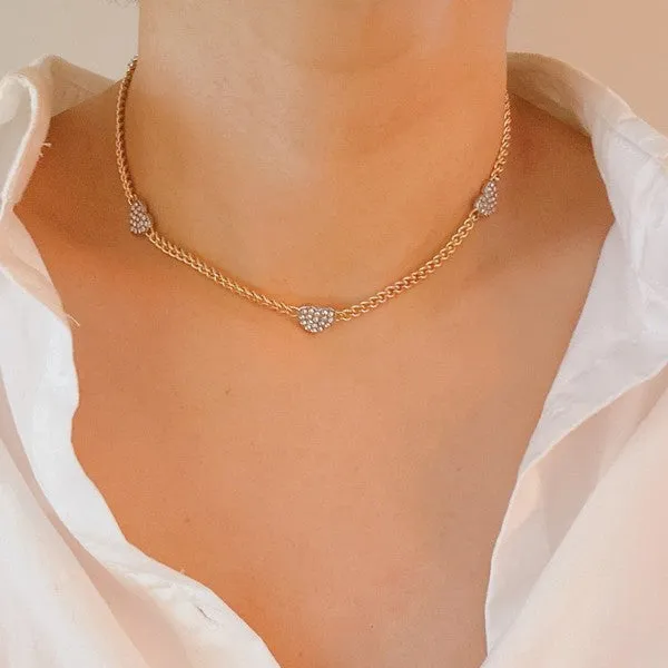 Heartful Rhythm Chain Necklace sold by Charming Charlie product image thumbnail 4