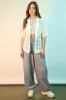 VERY J Wide Leg Gauze Solid Pants sold by Charming Charlie
