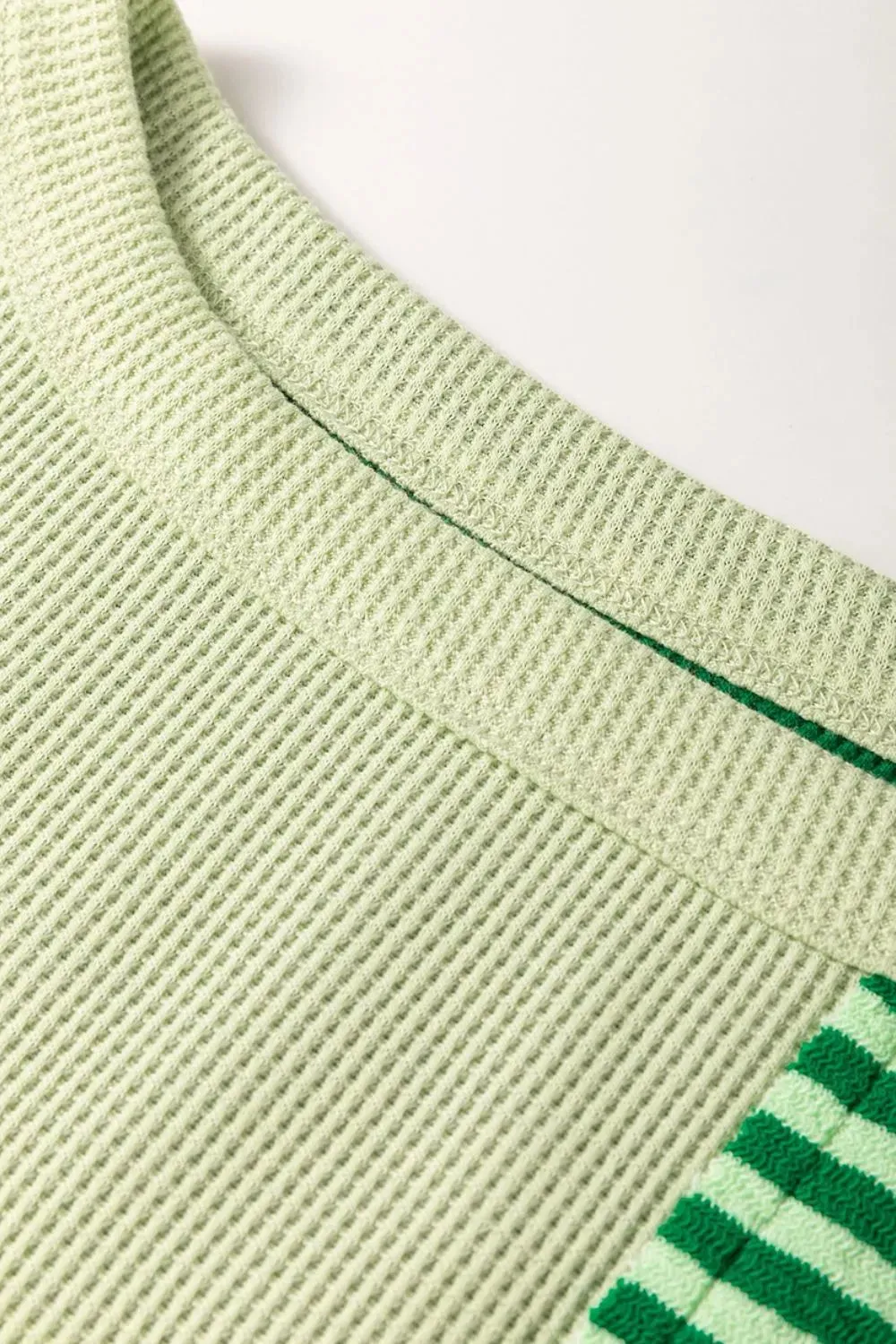 Striped Textured Half Sleeve T-Shirt sold by Charming Charlie product image thumbnail 5