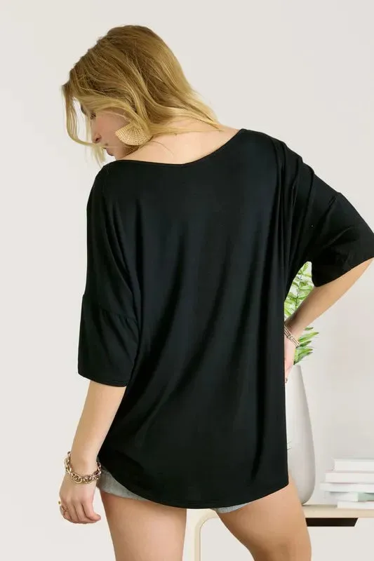 ADORA Sequin US Flag Pocketed Top sold by Charming Charlie product image thumbnail 5