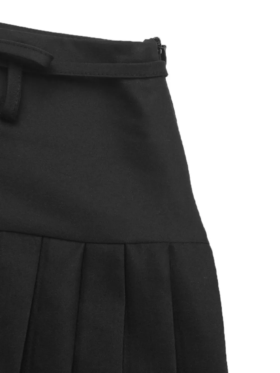 Tied Pleated Mini Skirt sold by Charming Charlie product image thumbnail 4