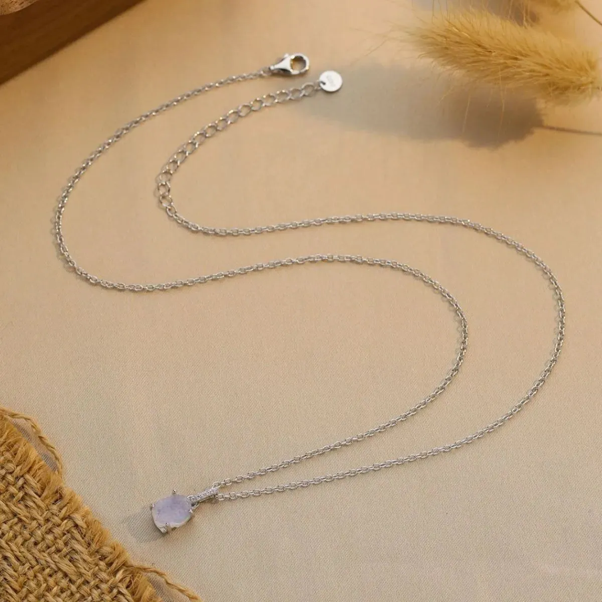Moonstone 925 Sterling Silver Necklace sold by Charming Charlie product image thumbnail 3