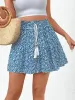 Tassel Floral Mini Skirt sold by Charming Charlie