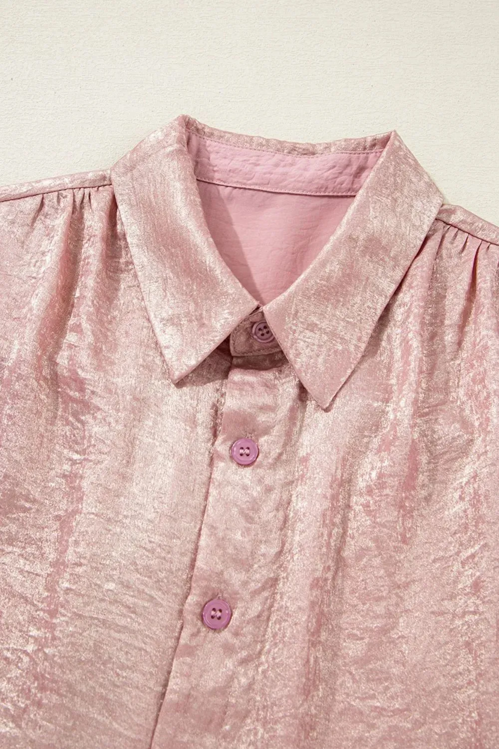 Button Down Short Sleeve Shirt sold by Charming Charlie product image thumbnail 5