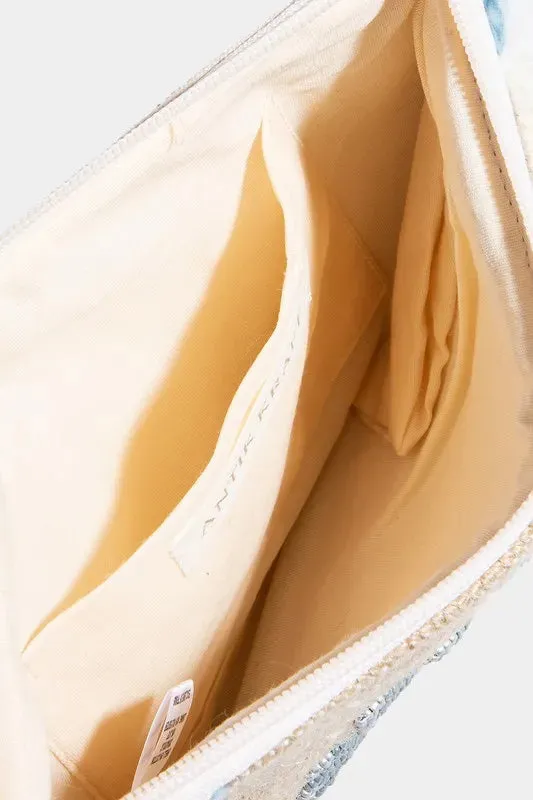 Fame Evil Eye Fringe Cosmetic Bag sold by Charming Charlie product image thumbnail 3